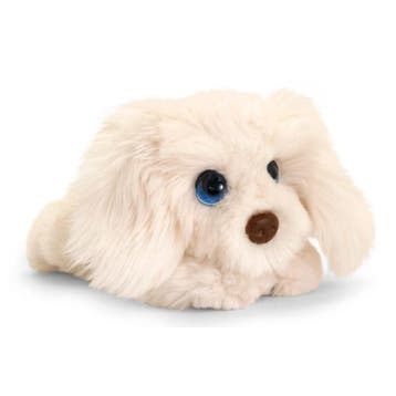 Keel Toys Labradoodle knuffel - pluche - wit - 25 cm, Verzenden, Nieuw