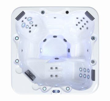 NIEUW 200x200 Jacuzzi Spa BALBOA Velora + Cover | Garantie, Tuin en Terras, Nieuw, Filter, Vast