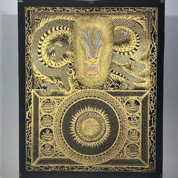 75.7 x 61.5 cm - Refined Painting of Tibetan Tradition -