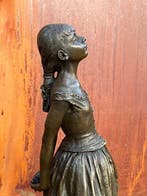 After Edgar Degas - sculptuur, Petite Danseuse de Quatorze