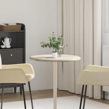 vidaXL Tafelblad Ø60x2,5 cm marmer grijs, Huis en Inrichting, Tafels | Eettafels, Verzenden, Nieuw