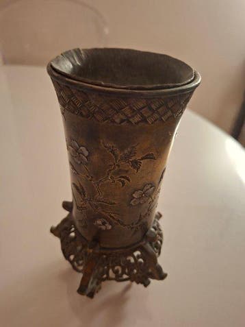 Art Nouveau Offervat - Gepatineerd brons - 1800-1850 -