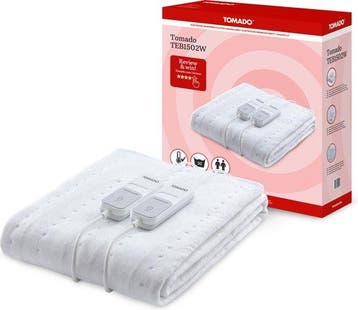 2dekans | Tomado TEB1502W - Elektrische onderdeken - 2, Doe-het-zelf en Verbouw, Ophalen of Verzenden, Zo goed als nieuw