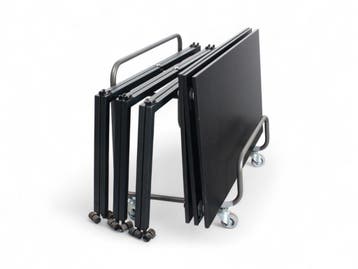 Sellex FAST tafel set (3 tafels + 1 trolley), 140x80 cm,..., Vergader- of Presentatieruimte, Ophalen of Verzenden, Gebruikt, Tafel
