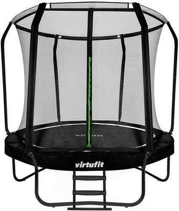 Premium Trampoline met Veiligheidsnet - Zwart - 305 cm, Ophalen of Verzenden, Nieuw