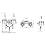 LED Wandlamp - Wandverlichting - Trion Lucy - E14 Fitting -, Ophalen of Verzenden, Nieuw, Metaal