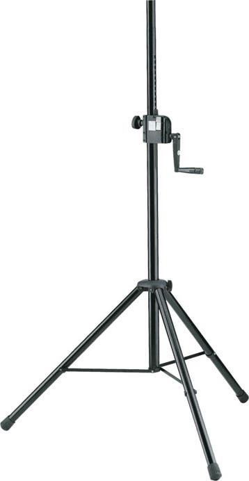 K&M 21302 Luidspreker standaard takel 2.2m 40kg zwart, Muziek en Instrumenten, Verzenden, Nieuw
