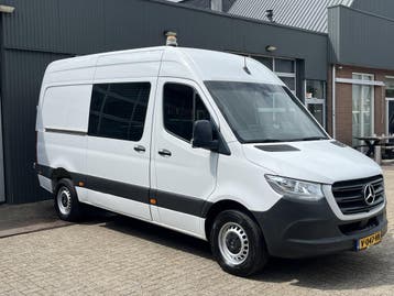 Zakelijke Lease |  Mercedes-Benz Sprinter 314 2.2 CDI L2H2 E, Automaat, Stof, Gebruikt, Wit