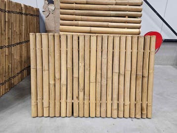 Bamboe schutting - Diverse afmetingen - Naturel &amp; Dark, Tuin en Terras, Schuttingen, Overige materialen, 1 tot 2 meter, Minder dan 3 meter