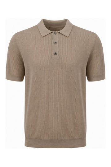 Profuomo Polo in maat L Beige, Verzenden, Zo goed als nieuw, Overige kleuren, Profuomo