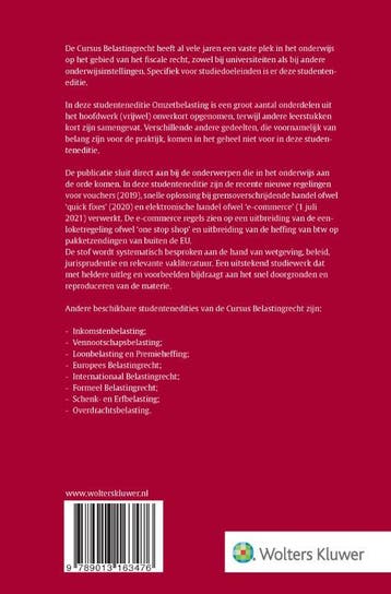 Cursus Belastingrecht Omzetbelasting / Studenteneditie, Verzenden, Gelezen, S.B. Cornielje