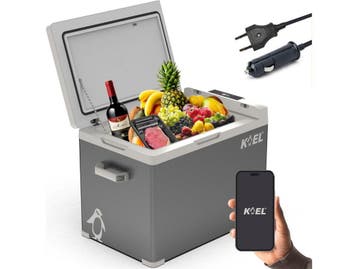 KOEL Crate 40 - Compressor Koelbox 12V en 230V - Koelt tot, Verzenden, Zo goed als nieuw
