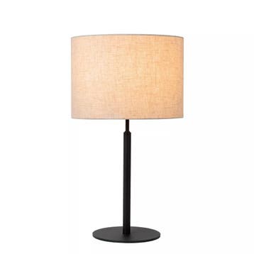 Lucide MAYA - Tafellamp - Ø 26 cm - 1xE27 - Beige - Japandi, Verzenden, Zo goed als nieuw