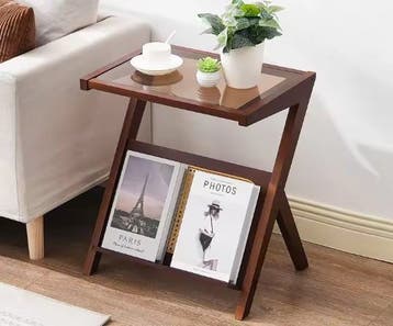 Nieuwe Rotan Salontafel Z-vorm met glazen blad – 50 of 120cm, Verzenden, Nieuw