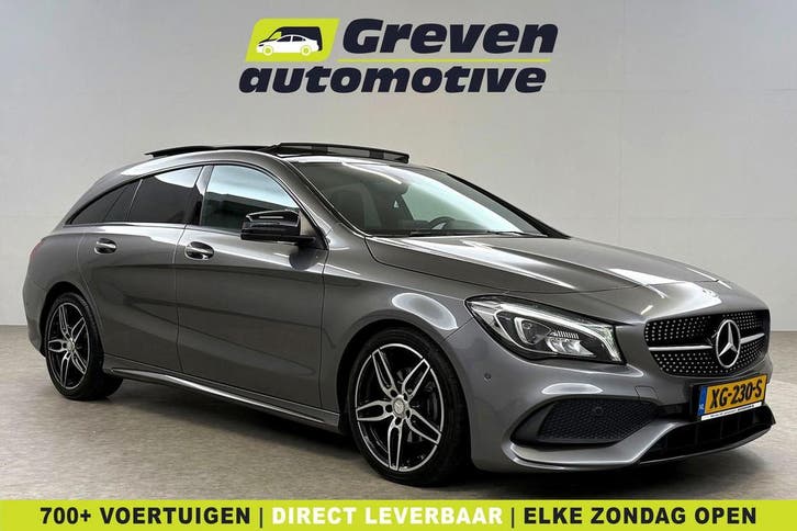 Mercedes-Benz CLA 180 AMG Night Upgrade Pano Camera LED NAVI, Auto's, Mercedes-Benz, Te koop, Automaat, Stationwagon, Benzine