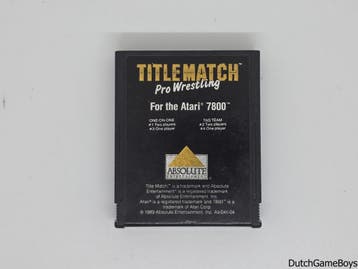 Atari 7800 - Title Match Pro Wrestling, Spelcomputers en Games, Games | Atari, Verzenden, Gebruikt