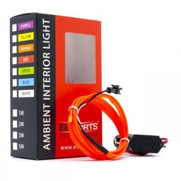 LED Interieur/sfeer verlichting strip - Rood - 1 Meter, Auto diversen, Ophalen of Verzenden
