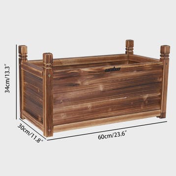 Houten Verhoogde Plantenbak voor Buiten - Ideaal voor Bloeme, Verzenden, Nieuw