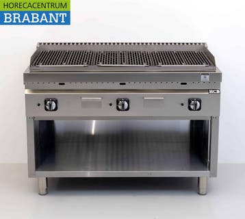 HCB RVS Lavagrill Lavasteengrill Gasgrill 27 kW 120 cm, Ophalen of Verzenden, Nieuw in verpakking