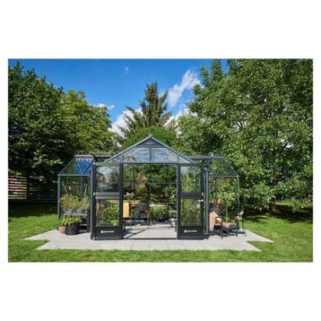 Juliana Orangery 21,5 tuinhuis - antracietgrijs, Verzenden, Nieuw