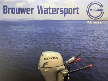 “ Honda 10 pk buitenboordmotor | Knuppel | Electro Start, 5 tot 10 pk, Viertaktmotor, Ophalen of Verzenden, Zo goed als nieuw