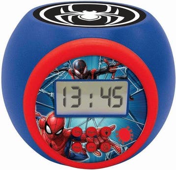 Spider Man Projector Wekker met Timer, Nieuw