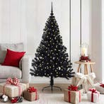 vidaXL Kunstmatig Voorverlicht Kerstboom met 150 LED Zwart, Diversen, Kerst, Verzenden, Nieuw