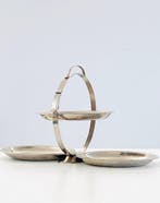 Alessi - Carlo Alessi - Dienblad - Mercurius - Staal