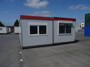 Kantoorunitset - 6 x 6 meter - keuken en toilet