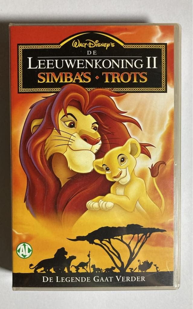 THE LION KING 2 SIMBAS PRIDE (VHS), Cd's en Dvd's, VHS | Film, Gebruikt, Verzenden