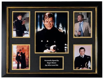 James Bond 007: The Spy Who Loved Me - Roger Moore Signed, Nieuw