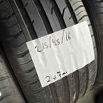 4 x Continental 215-45-16 Zomerbanden 7mm, 16 inch, Ophalen of Verzenden, Band(en), Personenwagen
