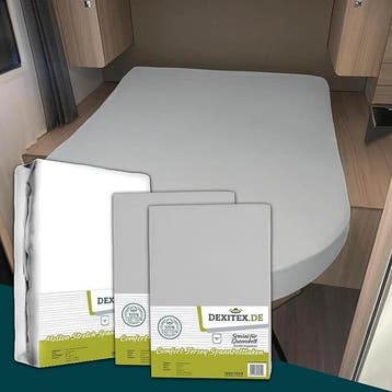 Textielpakket Queensbed/Eilandbed - 1 molton met 2 jersey, Verzenden, Nieuw, Wit