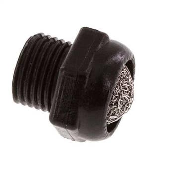 G1/8 PA Compact Pneumatische Geluiddemper 1.4301 Draadgaas, Verzenden, Nieuw