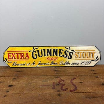 Reclamebord - Guinness - Gietijzer, Antiek en Kunst