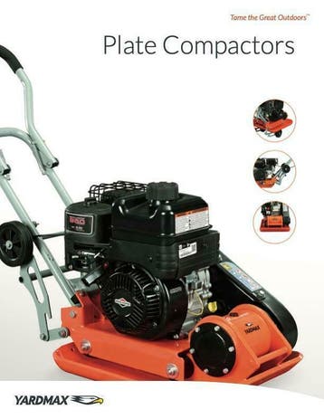 YARDMAX USA TRILPLAAT PLAQUE VIBRANTE PLATE COMPACTOR, Ophalen of Verzenden, Nieuw, Overige soorten, Yardmax