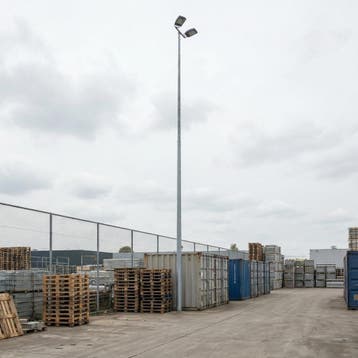 15 meter bovengronds stalen lantaarnpaal / lichtmast tbv..., Nieuw