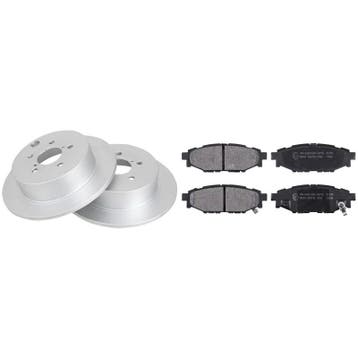 Remschijven + remblokken Achterzijde Subaru Xv 2.0 D AWD, Verzenden, Nieuw, Subaru