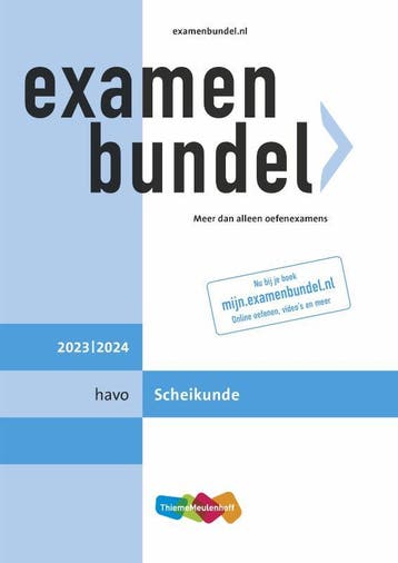 Examenbundel / havo Scheikunde 2023/2024 9789006648478, Boeken, Verzenden, Gelezen