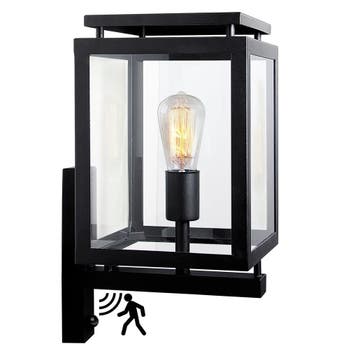 De Vecht Muurlamp Bewegingssensor Zwart Buitenverlichting, Verzenden, Nieuw
