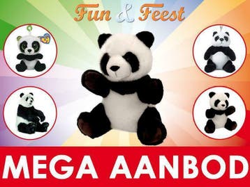 Knuffel panda - Het grootste aanbod pluche panda knuffels, Ophalen of Verzenden, Nieuw, Overige typen