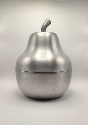 Ijsemmer - Aluminium - Grote peer 28 cm