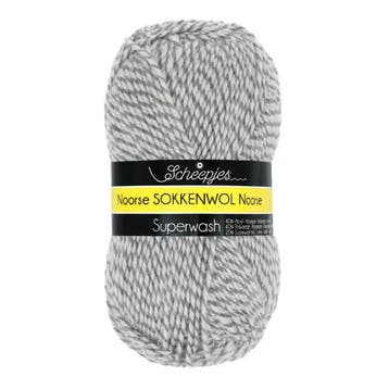 Scheepjes Noorse Wol Markoma 100g - 6849 - Beige, Grijs, Verzenden, Nieuw