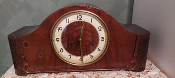 Klok - Junghans - Hout, Metaal, Glas - 1960-1970, Antiek en Kunst
