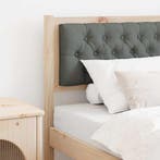 vidaXL Hoofdbord Anders Bruin en donkergrijs 75 cm Massief, Verzenden, Nieuw, Bruin, Hout