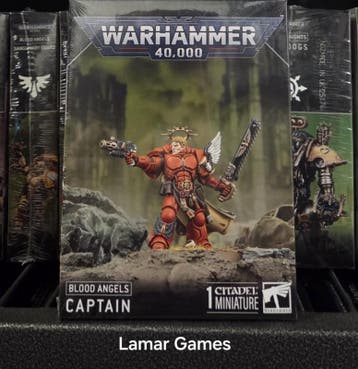 Blood Angels Captain (Warhammer 40.000 nieuw), Hobby en Vrije tijd, Wargaming, Ophalen of Verzenden, Nieuw