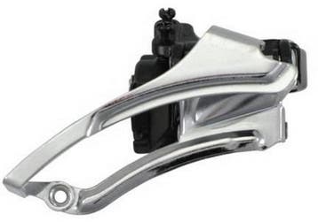 Sunrace Voorderailleur Fdm500 3 X 7/8 Speed Zilver, Fietsen en Brommers, Fietsonderdelen, Ophalen of Verzenden, Zo goed als nieuw