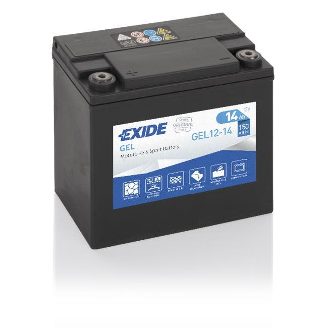 Exide GEL 12V accu | GEL12-14 | 12V 14Ah, Auto-onderdelen, Accu's en Toebehoren, Ophalen of Verzenden