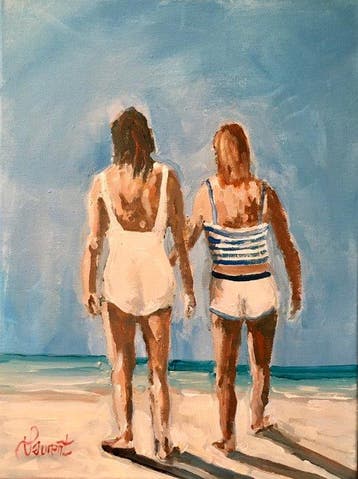 Philippe Laurent (XX-XXI) - Copines à la plage
