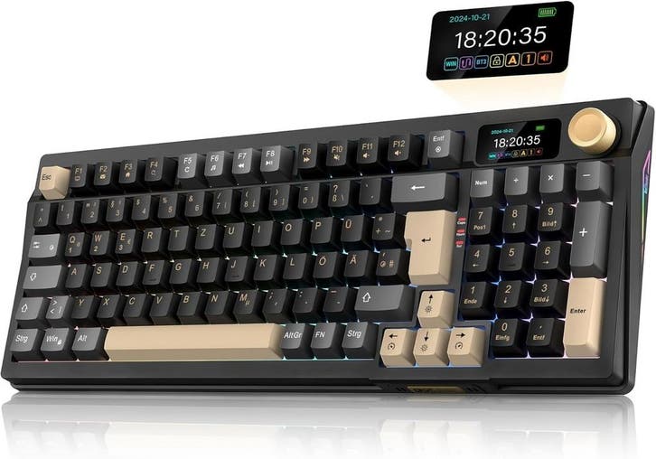 Hot-swap Mechanisch Keyboard | 34% Korting | Nieuwstaat, Computers en Software, Toetsenborden, Ergonomisch, Draadloos, Overige indelingen